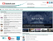 Tablet Screenshot of cebiotech.com